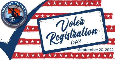 Hendry County Celebrates National Voter Registration Day!